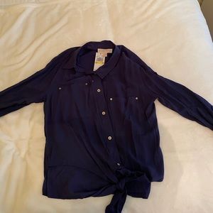 Michael Kors Button Up Top